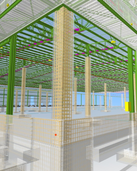 Modelo BIM federado - Especialidades estructurales