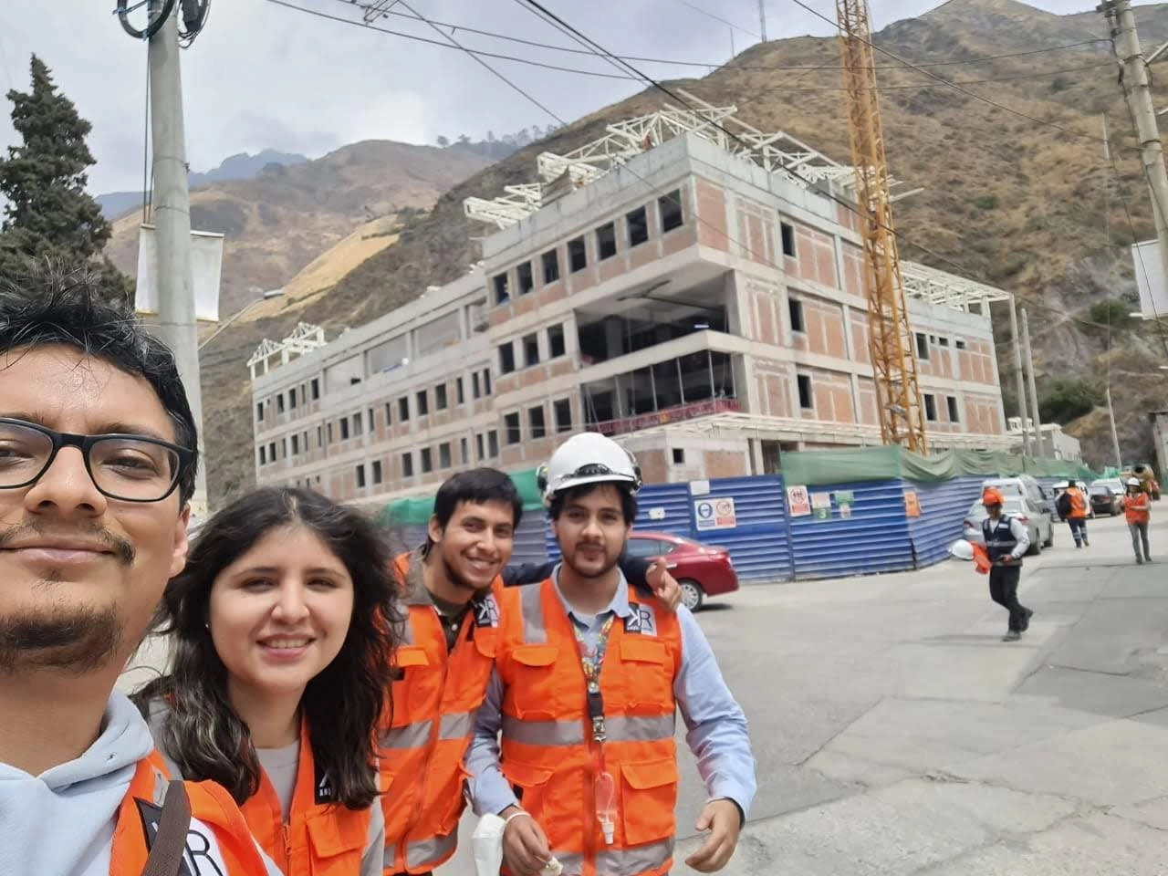 Equipo directivo auditando Hospital San Juan de Matucana